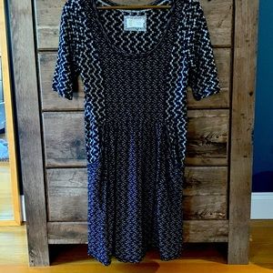 Anthropologie mini dress size large